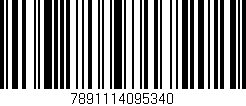 Código de barras (EAN, GTIN, SKU, ISBN): '7891114095340'