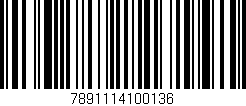 Código de barras (EAN, GTIN, SKU, ISBN): '7891114100136'