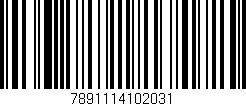 Código de barras (EAN, GTIN, SKU, ISBN): '7891114102031'