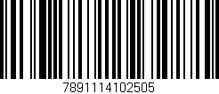Código de barras (EAN, GTIN, SKU, ISBN): '7891114102505'