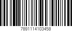 Código de barras (EAN, GTIN, SKU, ISBN): '7891114103458'