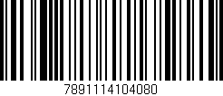 Código de barras (EAN, GTIN, SKU, ISBN): '7891114104080'