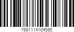 Código de barras (EAN, GTIN, SKU, ISBN): '7891114104585'