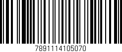 Código de barras (EAN, GTIN, SKU, ISBN): '7891114105070'
