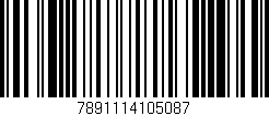 Código de barras (EAN, GTIN, SKU, ISBN): '7891114105087'