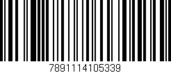 Código de barras (EAN, GTIN, SKU, ISBN): '7891114105339'