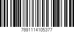 Código de barras (EAN, GTIN, SKU, ISBN): '7891114105377'