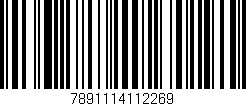 Código de barras (EAN, GTIN, SKU, ISBN): '7891114112269'