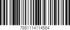 Código de barras (EAN, GTIN, SKU, ISBN): '7891114114584'