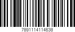 Código de barras (EAN, GTIN, SKU, ISBN): '7891114114638'