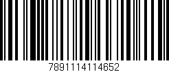 Código de barras (EAN, GTIN, SKU, ISBN): '7891114114652'
