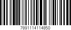 Código de barras (EAN, GTIN, SKU, ISBN): '7891114114850'