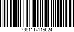 Código de barras (EAN, GTIN, SKU, ISBN): '7891114115024'