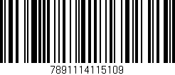 Código de barras (EAN, GTIN, SKU, ISBN): '7891114115109'