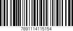 Código de barras (EAN, GTIN, SKU, ISBN): '7891114115154'