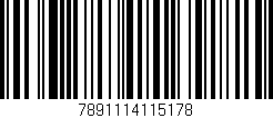 Código de barras (EAN, GTIN, SKU, ISBN): '7891114115178'