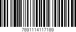 Código de barras (EAN, GTIN, SKU, ISBN): '7891114117189'