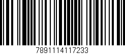 Código de barras (EAN, GTIN, SKU, ISBN): '7891114117233'