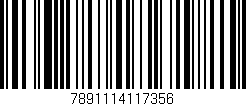 Código de barras (EAN, GTIN, SKU, ISBN): '7891114117356'