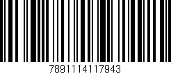 Código de barras (EAN, GTIN, SKU, ISBN): '7891114117943'