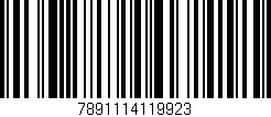 Código de barras (EAN, GTIN, SKU, ISBN): '7891114119923'