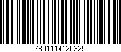 Código de barras (EAN, GTIN, SKU, ISBN): '7891114120325'