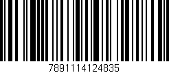 Código de barras (EAN, GTIN, SKU, ISBN): '7891114124835'