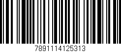 Código de barras (EAN, GTIN, SKU, ISBN): '7891114125313'