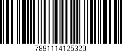 Código de barras (EAN, GTIN, SKU, ISBN): '7891114125320'
