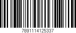 Código de barras (EAN, GTIN, SKU, ISBN): '7891114125337'
