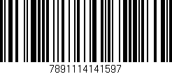 Código de barras (EAN, GTIN, SKU, ISBN): '7891114141597'