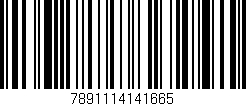 Código de barras (EAN, GTIN, SKU, ISBN): '7891114141665'