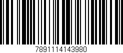 Código de barras (EAN, GTIN, SKU, ISBN): '7891114143980'