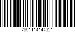 Código de barras (EAN, GTIN, SKU, ISBN): '7891114144321'