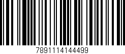 Código de barras (EAN, GTIN, SKU, ISBN): '7891114144499'