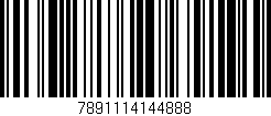 Código de barras (EAN, GTIN, SKU, ISBN): '7891114144888'