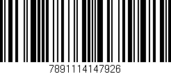 Código de barras (EAN, GTIN, SKU, ISBN): '7891114147926'