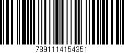 Código de barras (EAN, GTIN, SKU, ISBN): '7891114154351'
