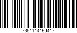 Código de barras (EAN, GTIN, SKU, ISBN): '7891114159417'