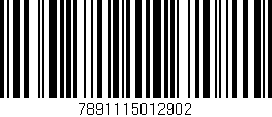 Código de barras (EAN, GTIN, SKU, ISBN): '7891115012902'