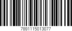 Código de barras (EAN, GTIN, SKU, ISBN): '7891115013077'