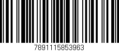 Código de barras (EAN, GTIN, SKU, ISBN): '7891115853963'