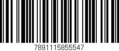 Código de barras (EAN, GTIN, SKU, ISBN): '7891115855547'