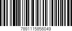 Código de barras (EAN, GTIN, SKU, ISBN): '7891115856049'