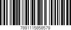 Código de barras (EAN, GTIN, SKU, ISBN): '7891115858579'