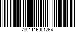 Código de barras (EAN, GTIN, SKU, ISBN): '7891116001264'