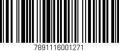 Código de barras (EAN, GTIN, SKU, ISBN): '7891116001271'