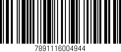 Código de barras (EAN, GTIN, SKU, ISBN): '7891116004944'