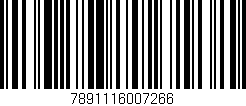 Código de barras (EAN, GTIN, SKU, ISBN): '7891116007266'