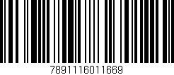 Código de barras (EAN, GTIN, SKU, ISBN): '7891116011669'